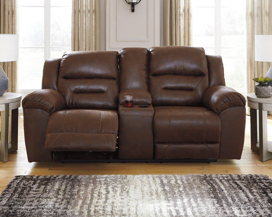 Stoneland Power Reclining Loveseat with Console