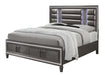 Pisa Queen Bed Metallic Grey image