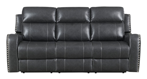 RECLINING SOFA DARK GREY image