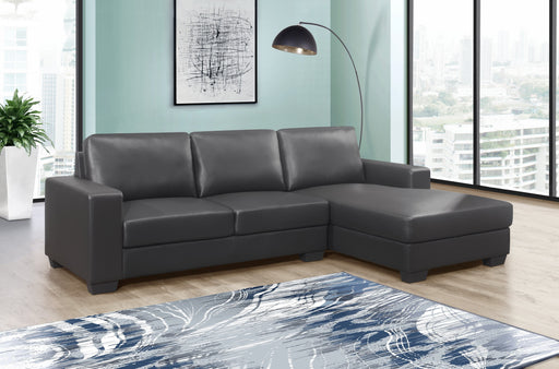 Dark Grey Loveseat & Chaise image